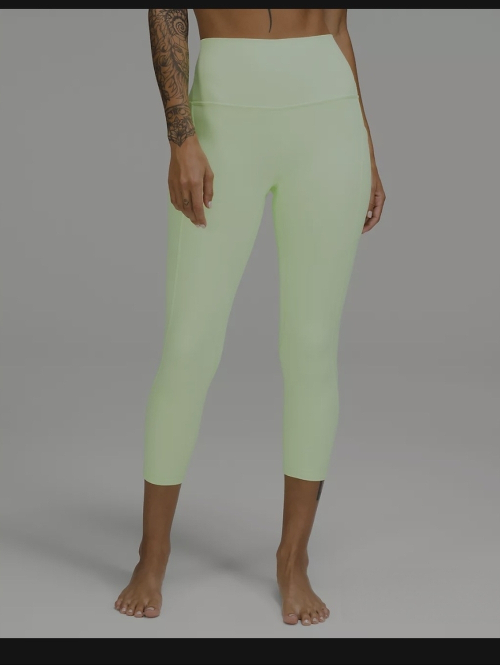 Lululemon Align High Rise Crop With Pockets 23" Size 8